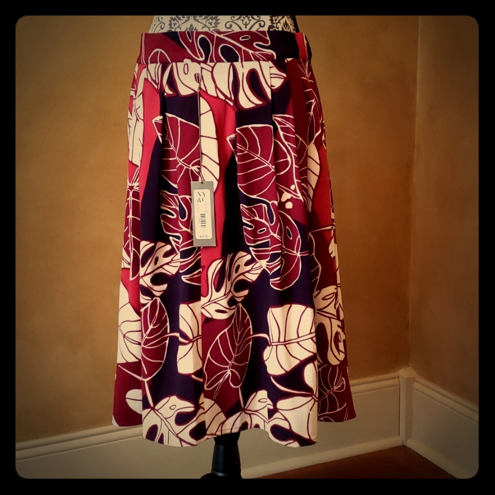 Fall flowered skirt